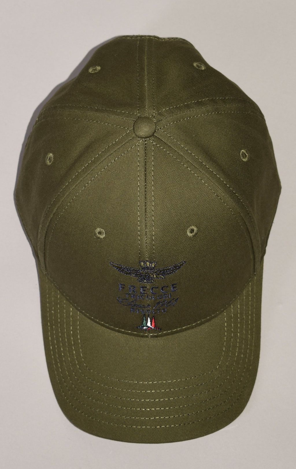 Бейсболка AERONAUTICA MILITARE FW 23/24/CN verde militare (HA 1132) 