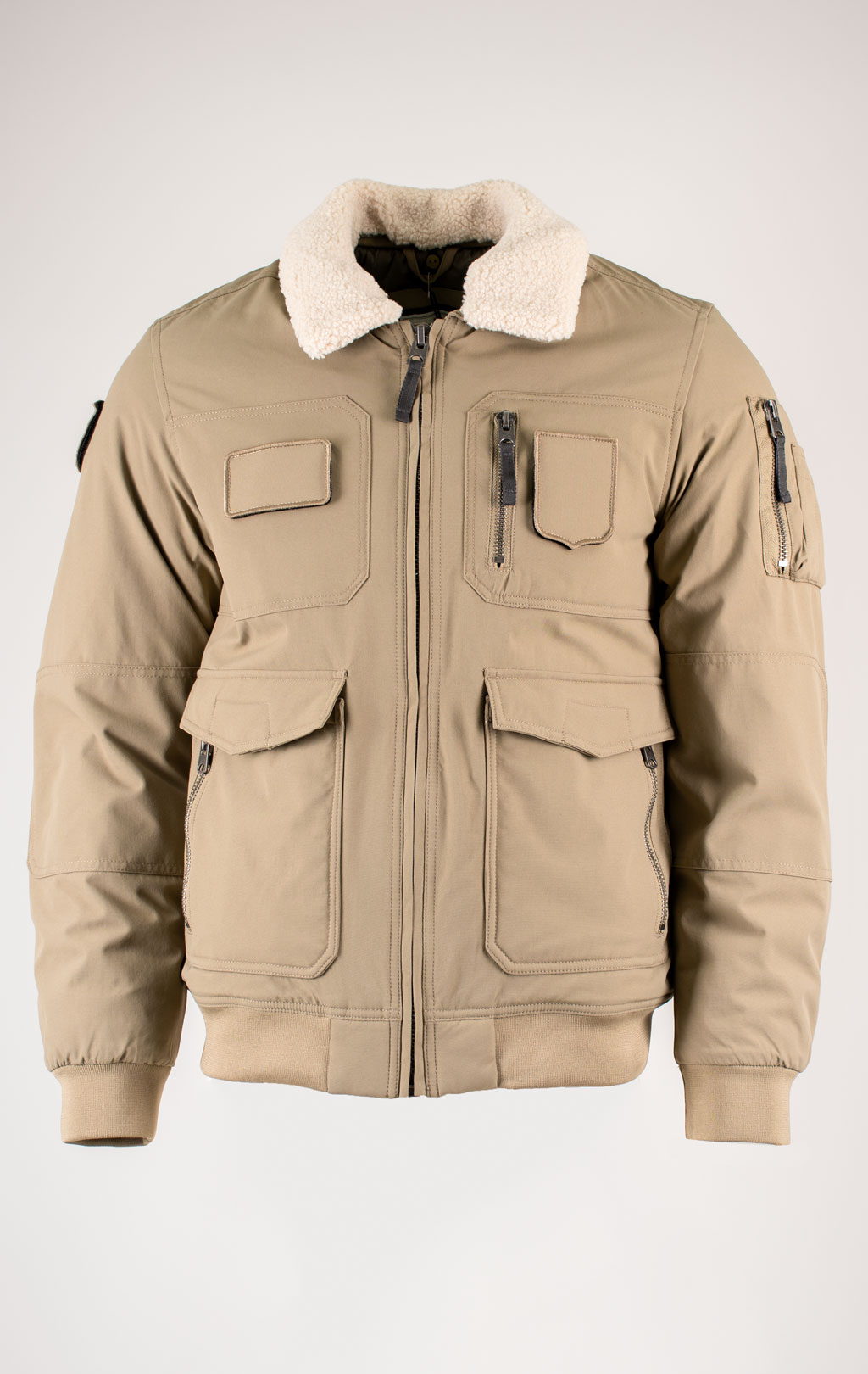 Куртка-пилот AERONAUTICA MILITARE FW 25/26/BD colonial abbey (AB 3024) 