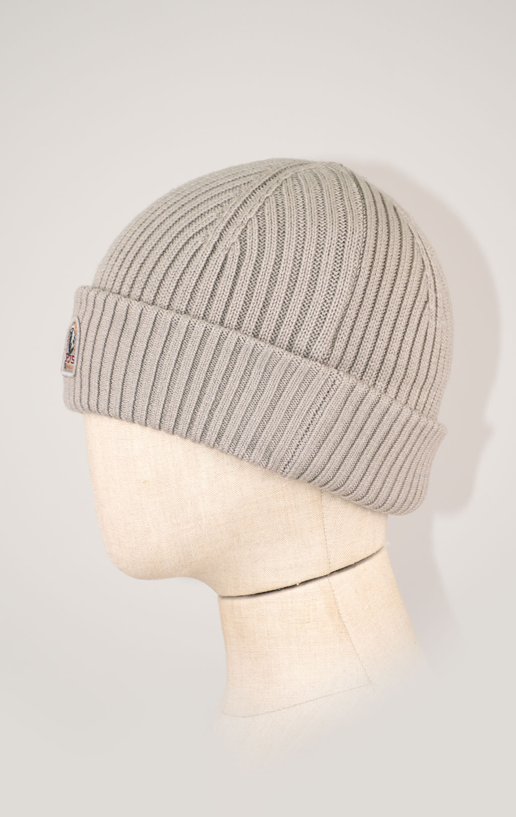Шапка вязаная PARAJUMPERS RIB HAT FW 25/26 chateau grey 