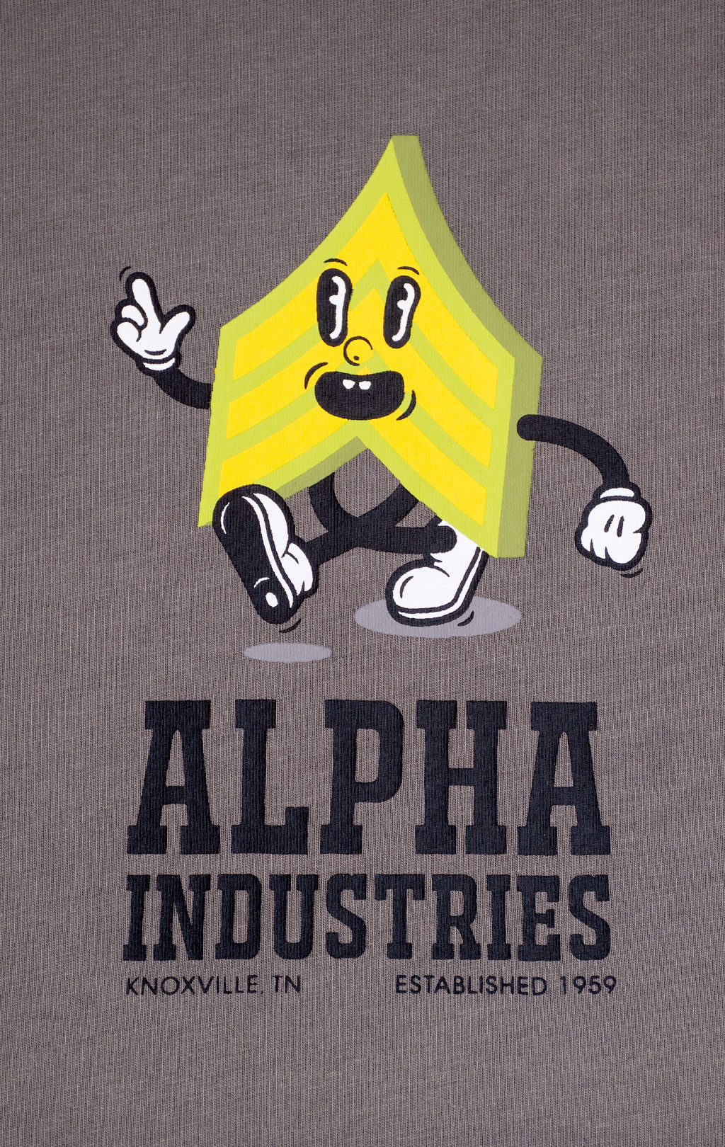 Футболка ALPHA INDUSTRIES ALPHA BADGE TEE SS 24 aircraft gray 