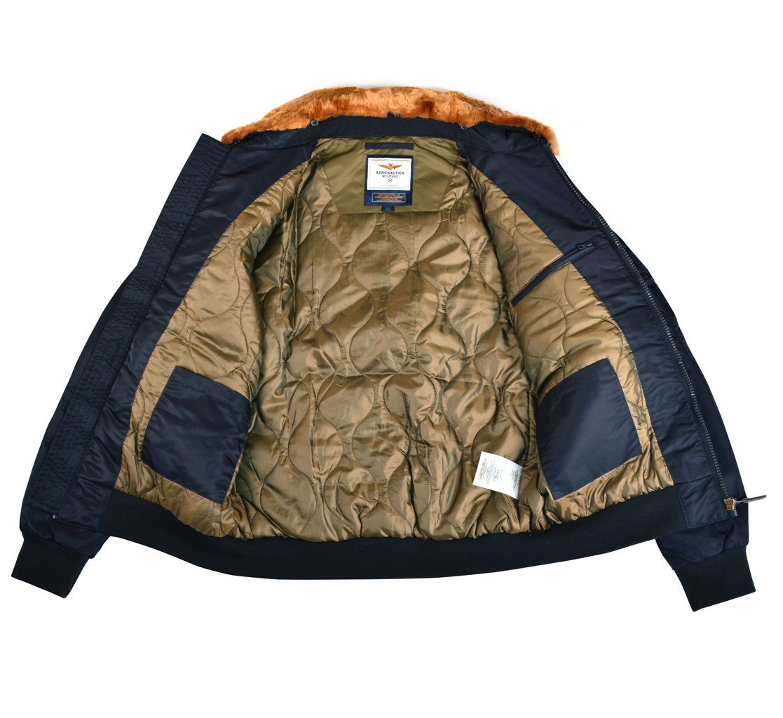 Куртка AERONAUTICA MILITARE blue navy (AB 1576) 