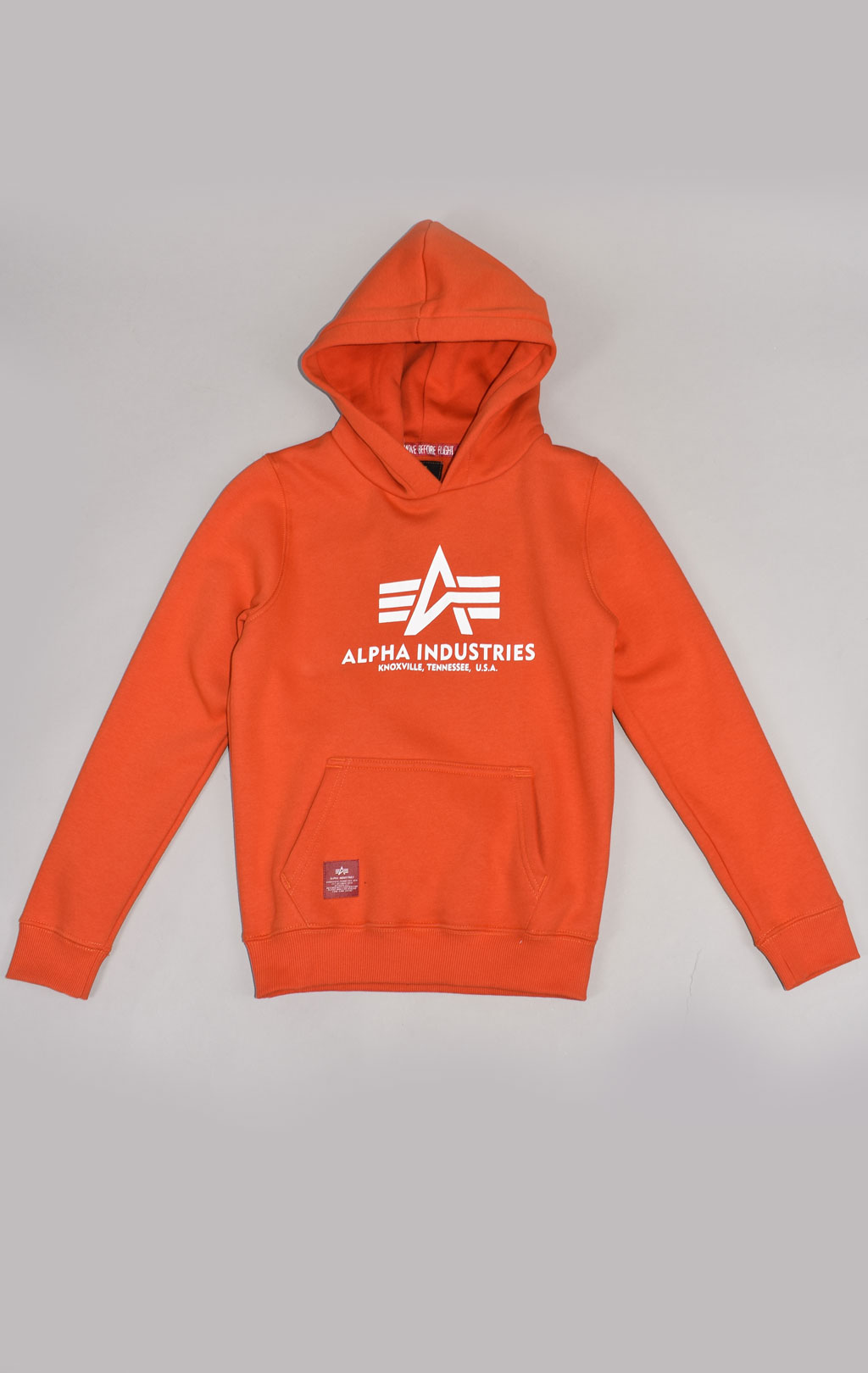 Детская толстовка ALPHA INDUSTRIES BASIC HOODY atomic red 