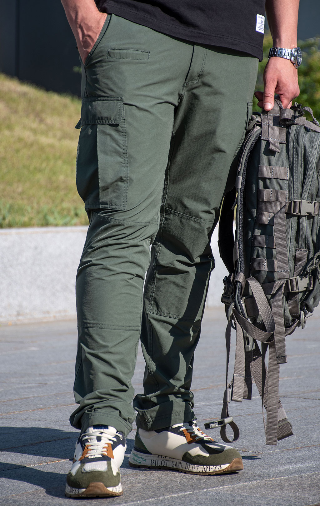 Брюки тактические Pentagon BDU 2.0 TROPIC big size нейлон94%/эластейн6% Rip-Stop stratch green camo CG06 05060 