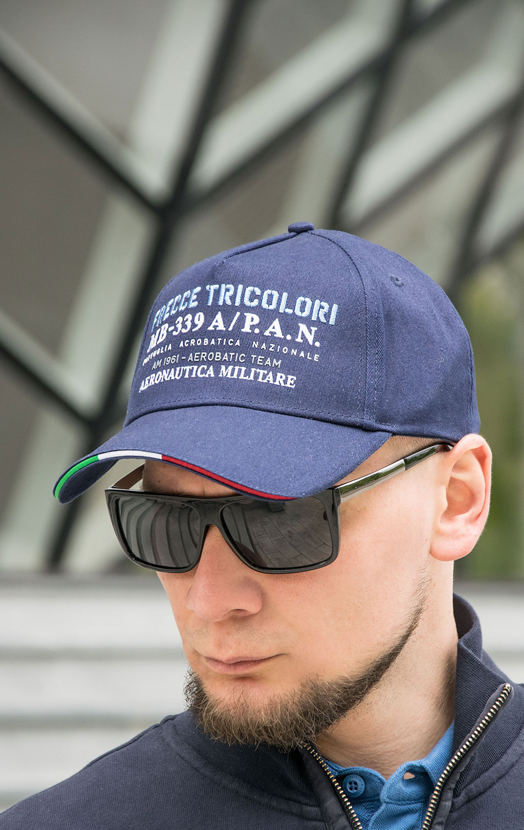 Бейсболка AERONAUTICA MILITARE SS 23/CN blue navy (HA 1130) 