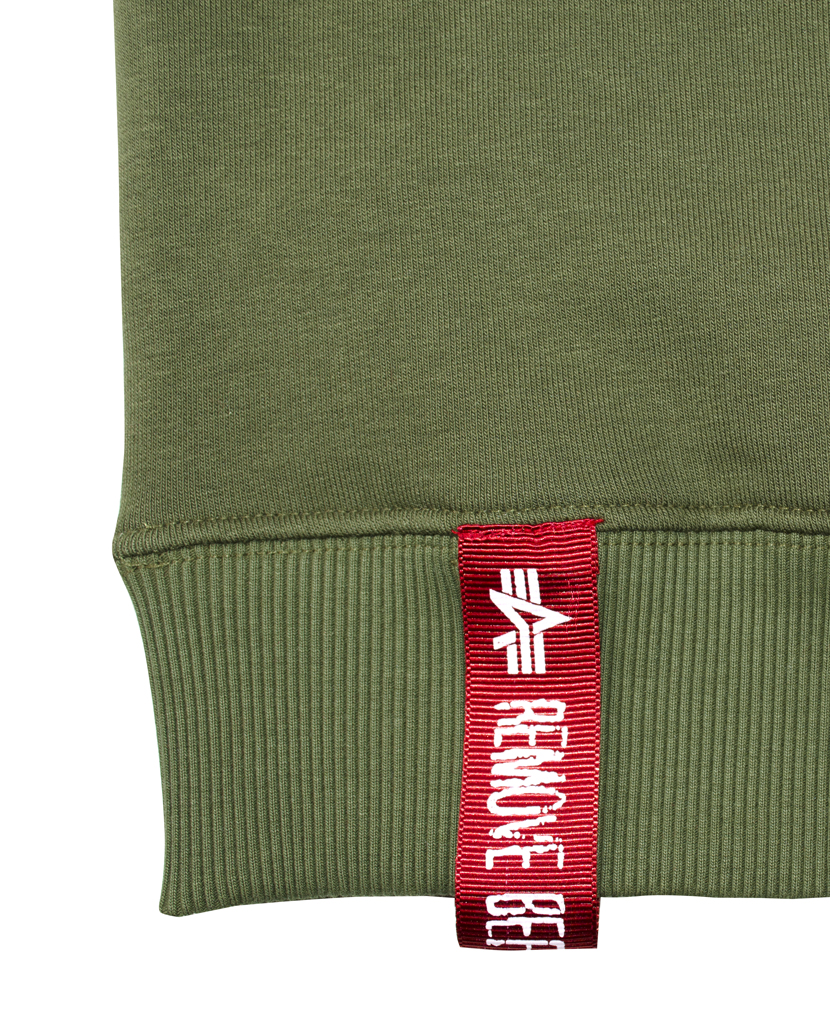 Свитшот ALPHA INDUSTRIES 3D dark green 