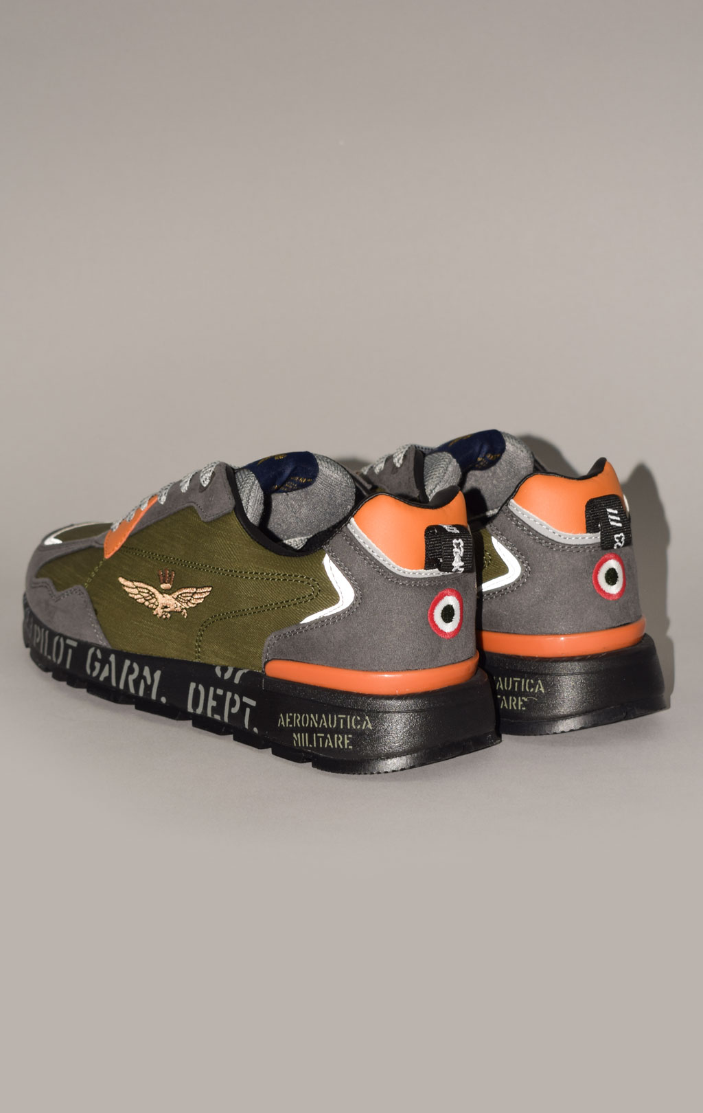 Кроссовки AERONAUTICA MILITARE FW 23/24 m/CN green/grey (SC 214)