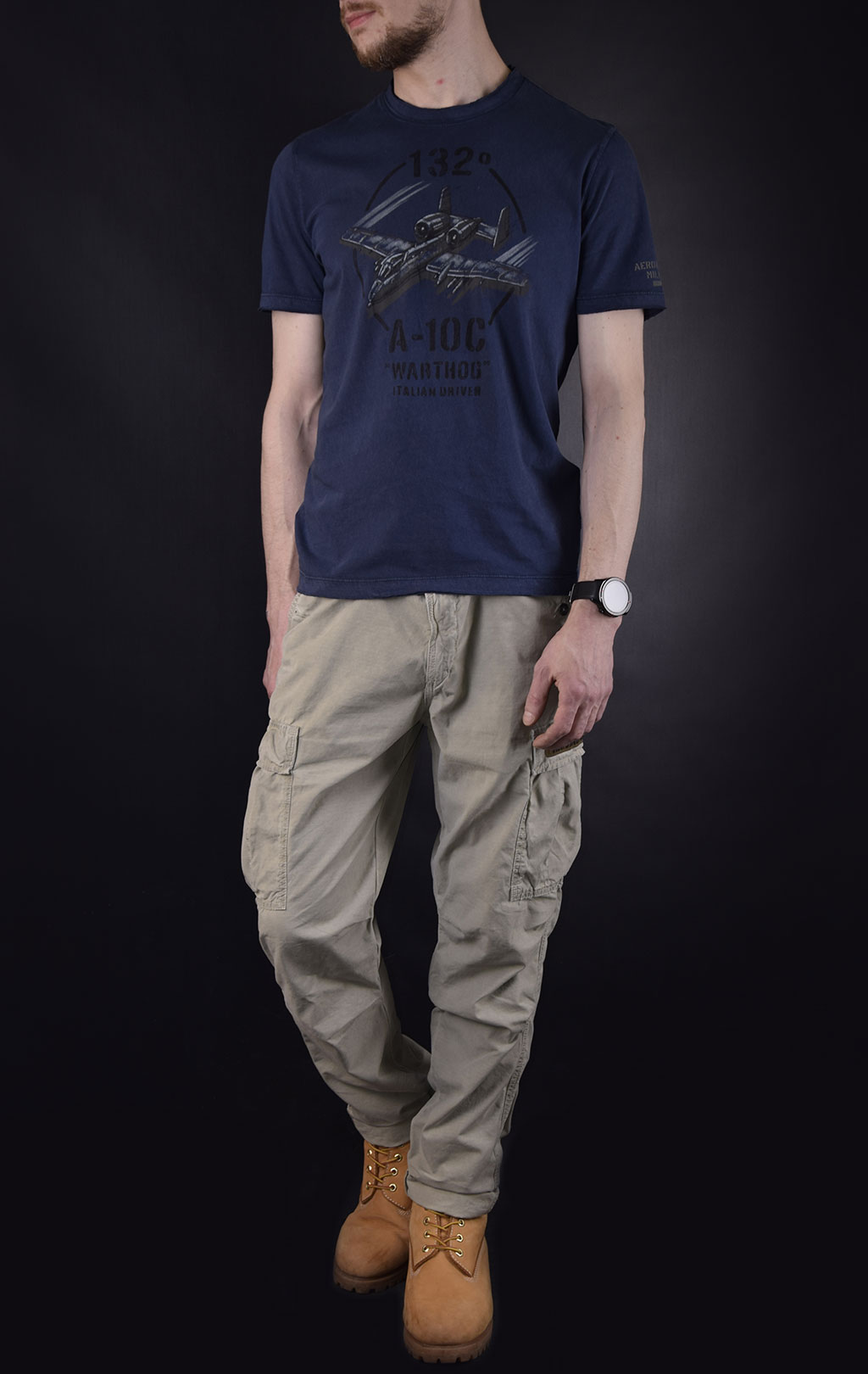 Футболка AERONAUTICA MILITARE SS19 blue aperto (TS 1601) 