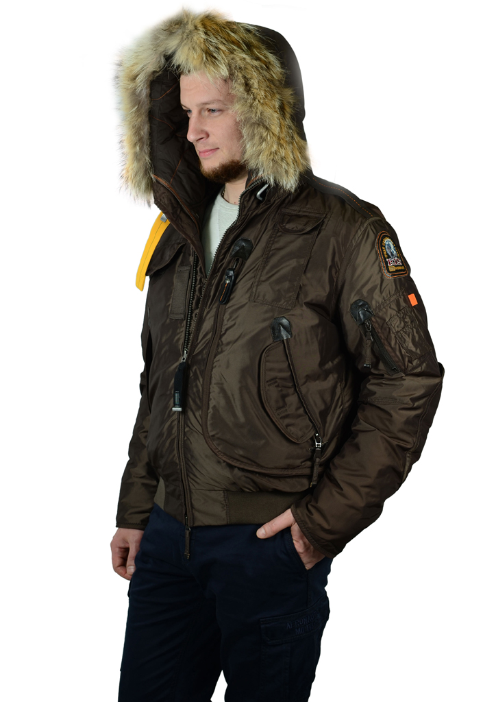 Аляска-пуховик PARAJUMPERS GOBI brown 