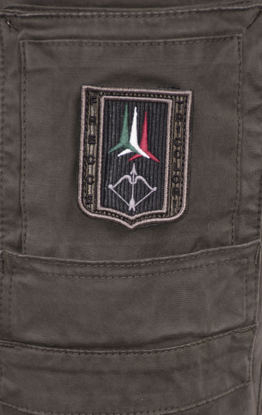 Брюки-карго AERONAUTICA MILITARE ANTI-G плотные FW 24/25/AL dark musk (PA 1557) 