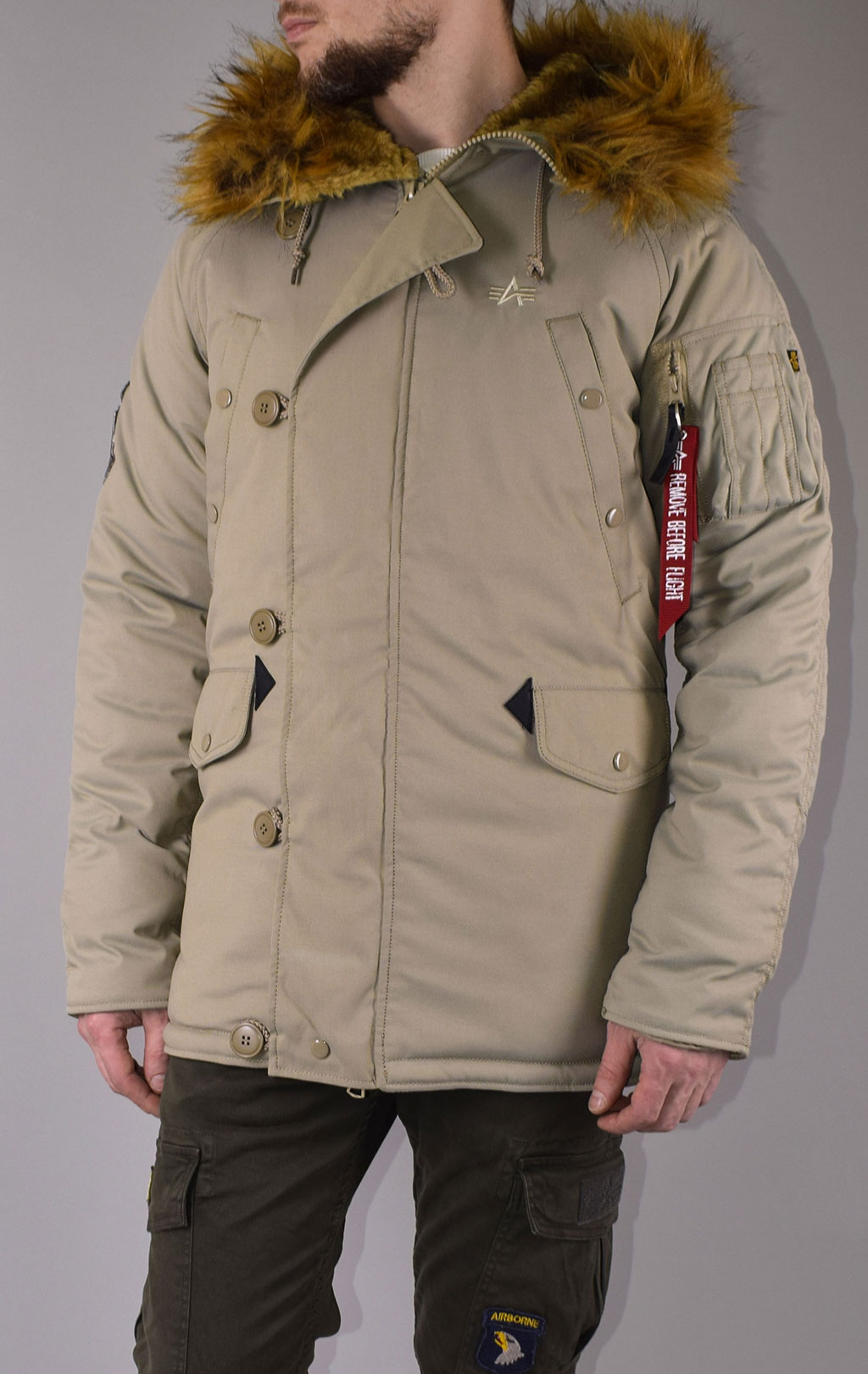 Аляска ALPHA INDUSTRIES EXPLORER khaki 