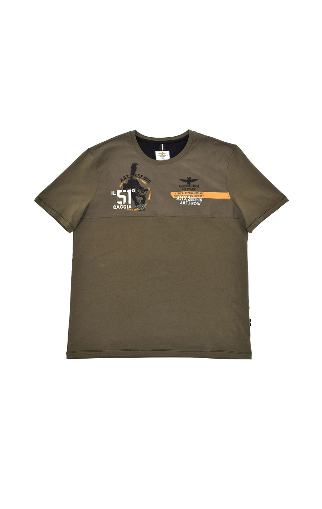 Футболка AERONAUTICA MILITARE FW 20/21/TR verde scuro (TS 1777) 