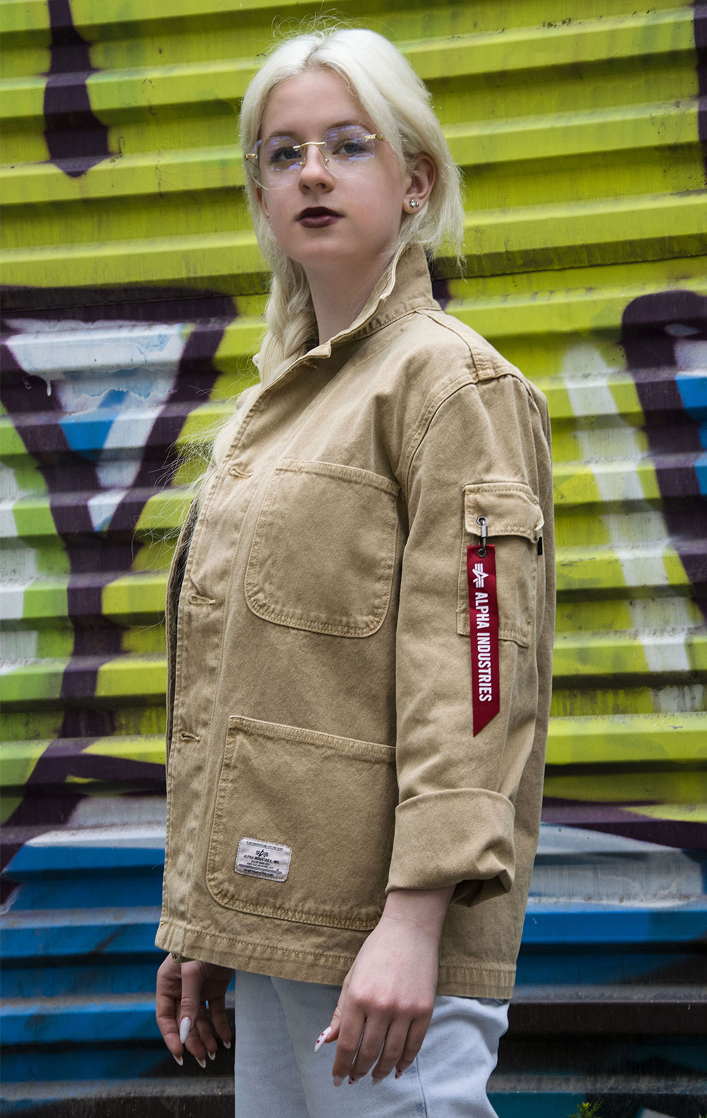 Ветровка ALPHA INDUSTRIES UTILITY CHORE COAT N-3 SS 22 m vintage khaki 