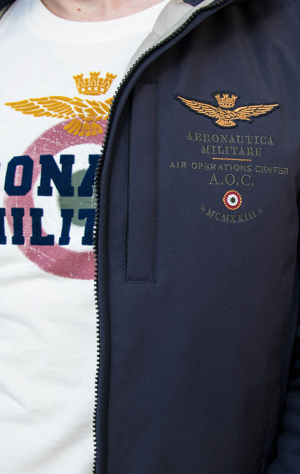 Куртка AERONAUTICA MILITARE FW 19/20 blue navy (AF 379) 