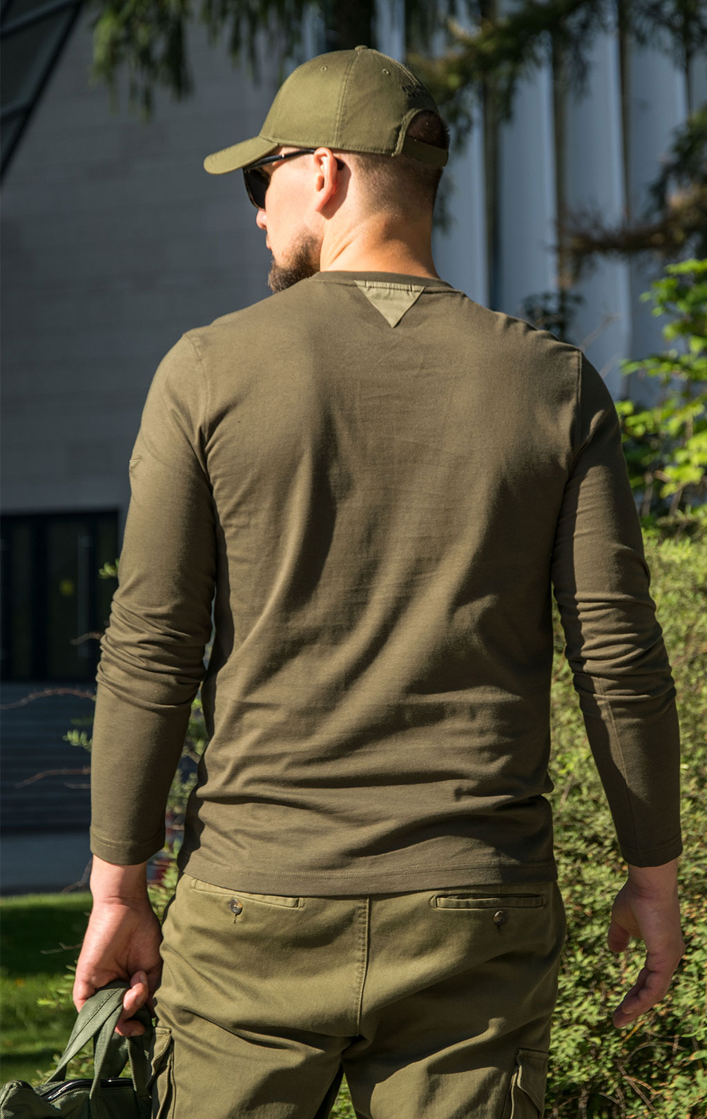 Лонгслив AERONAUTICA MILITARE FW 23/24/TR off green (TS 2132) 