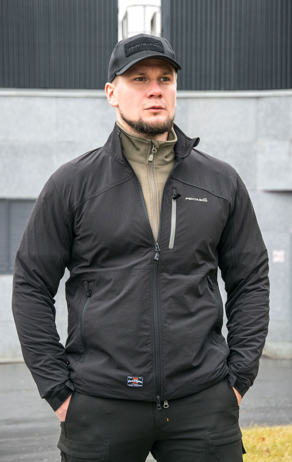 Ветровка Pentagon ELITE LIGHT(FLEX) soft shell black 08044 