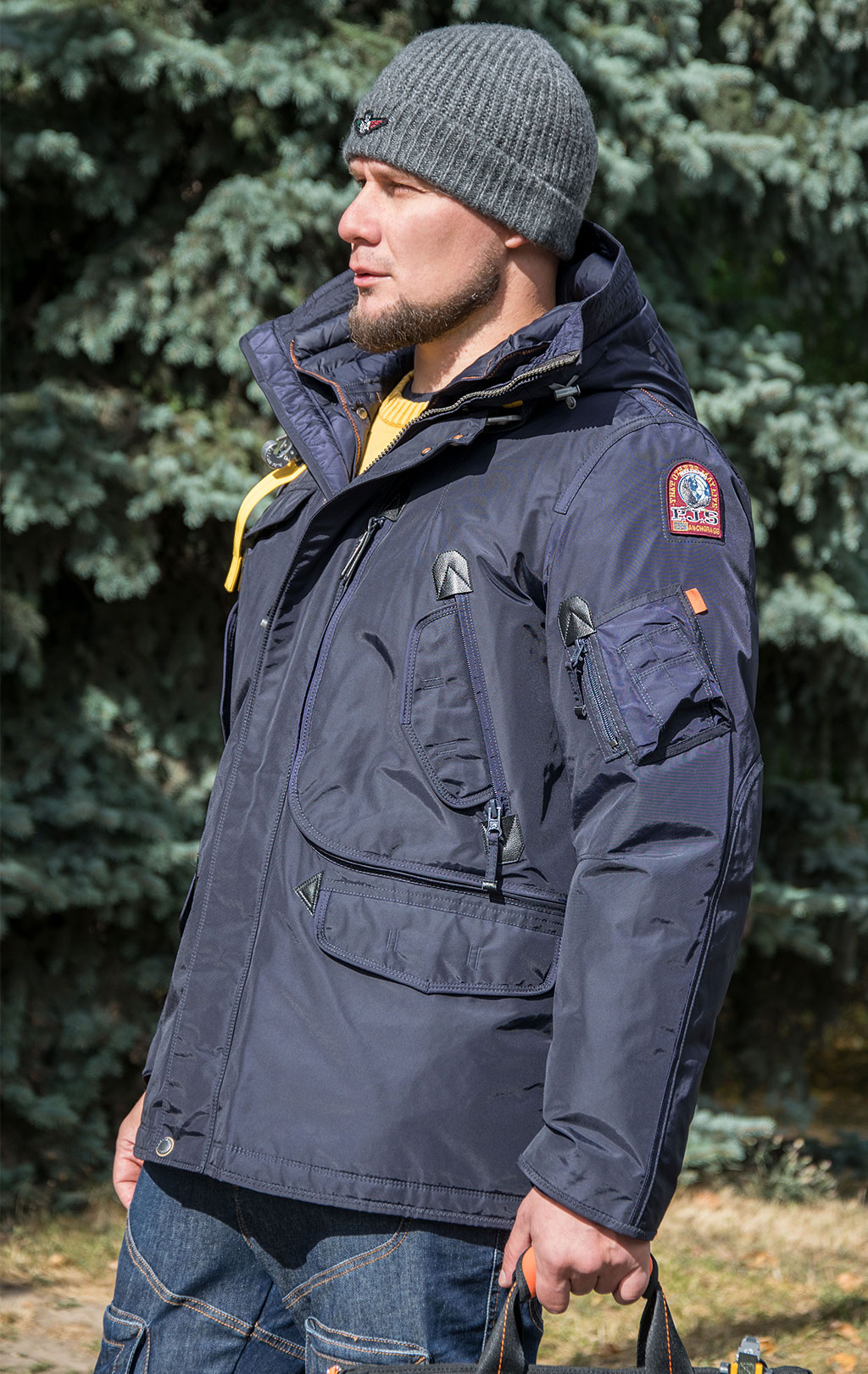 Аляска-пуховик PARAJUMPERS RIGHT HAND FW 22/23 navy 