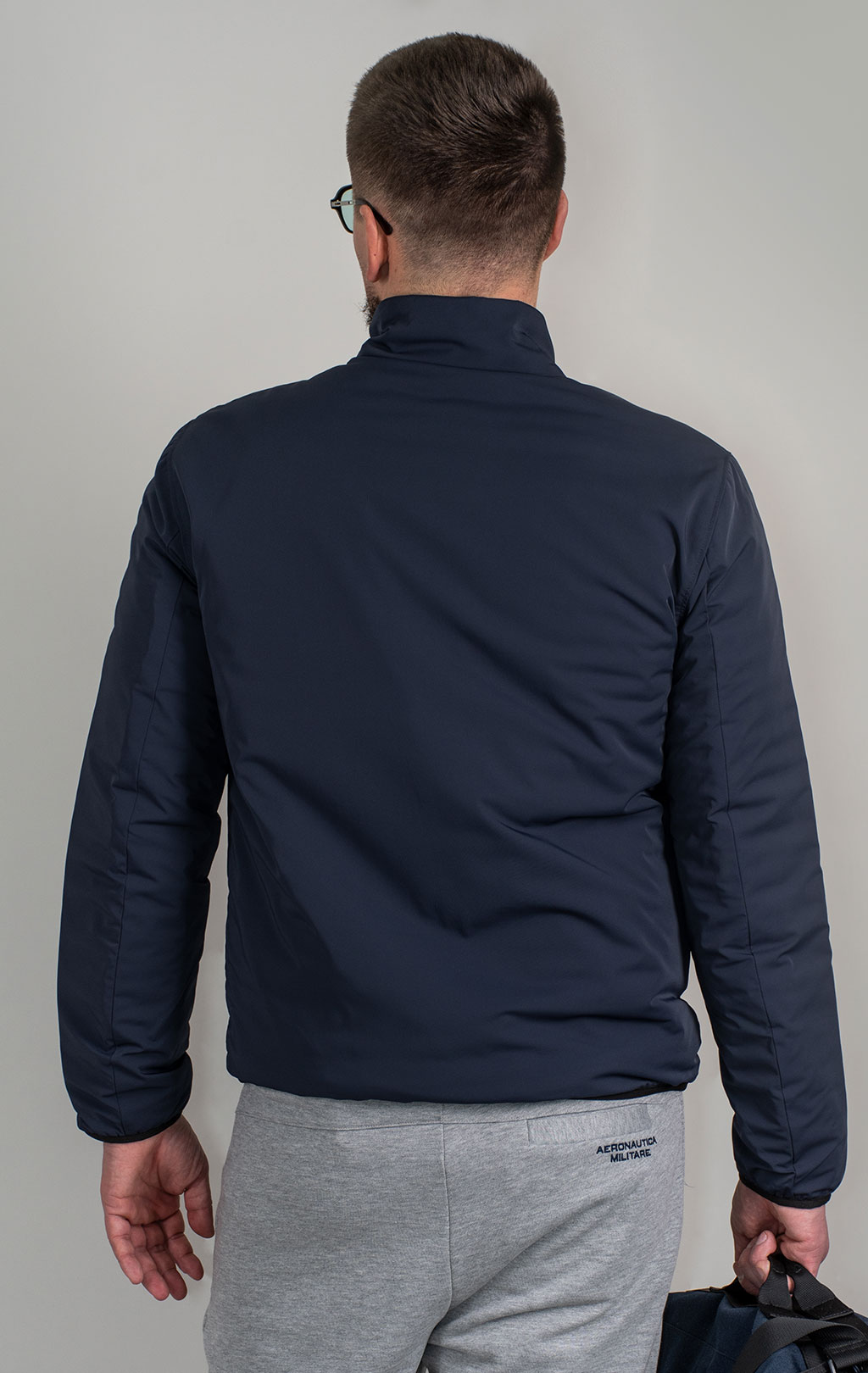 Ветровка AERONAUTICA MILITARE SS 25 m/BD blue navy (AB 2205) 