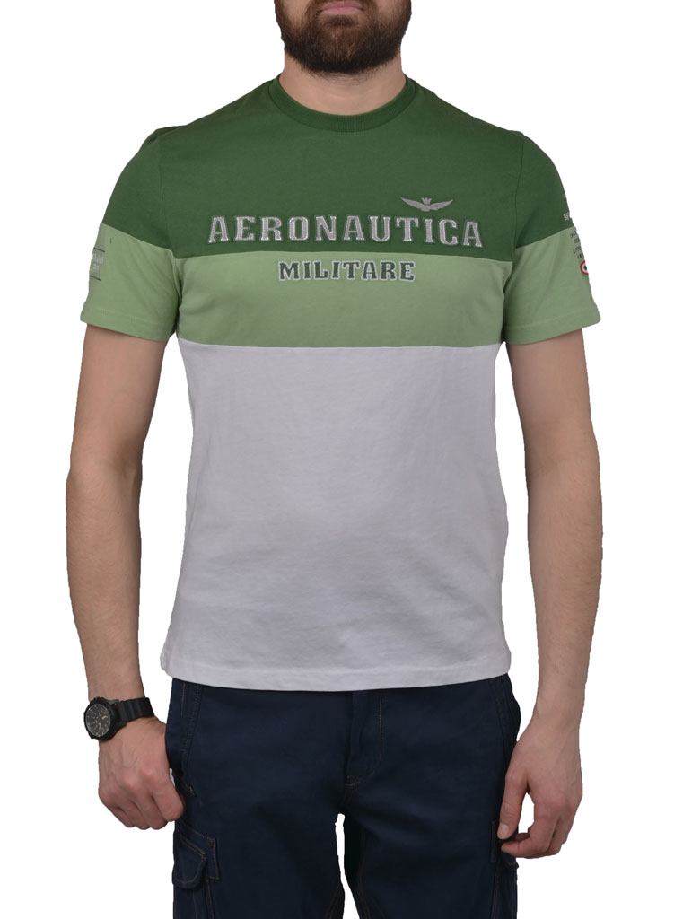 Футболка AERONAUTICA MILITARE verde stone (TS 861) 