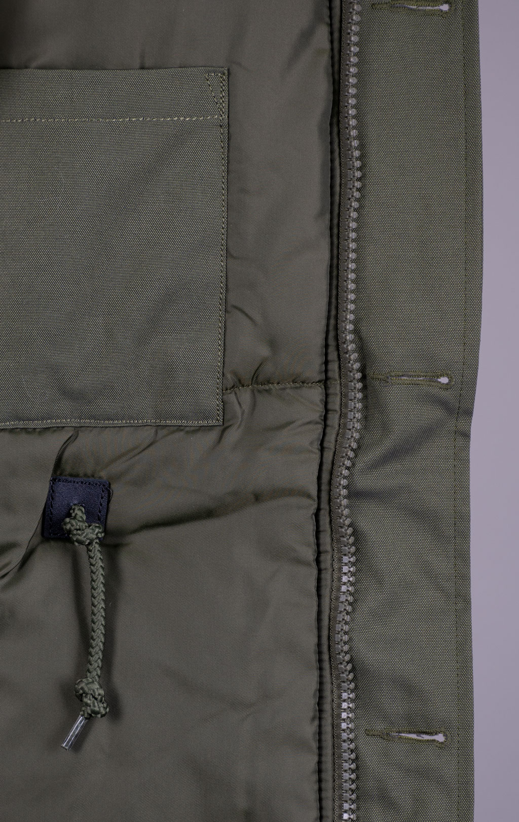 Женская аляска ALPHA INDUSTRIES POLAR натур. мех dark green 