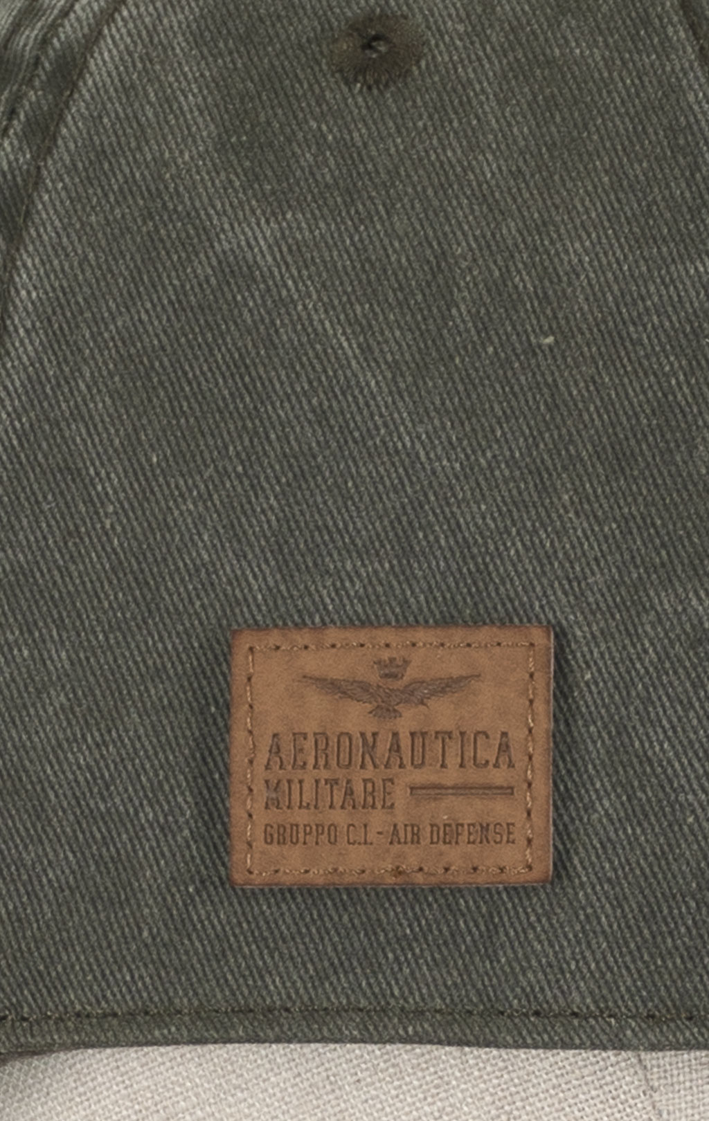 Бейсболка AERONAUTICA MILITARE SS 25 m/CN military olive washed (HA 1211) 