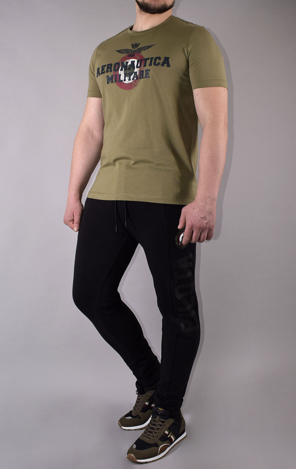 Футболка AERONAUTICA MILITARE SS 21/IN green (TS 1843) 