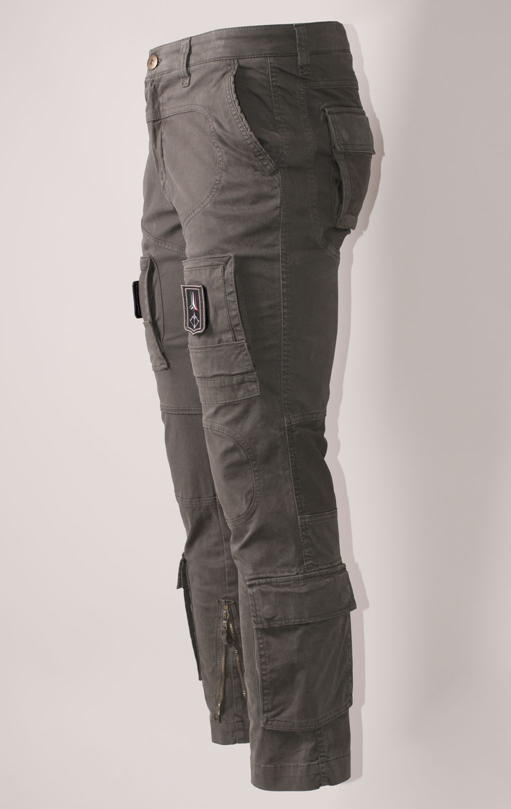 Брюки-карго AERONAUTICA MILITARE ANTI-G плотные FW 24/25/AL dark musk (PA 1557) 