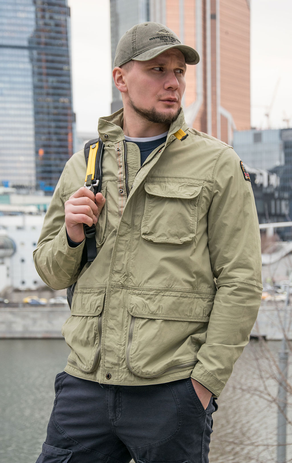 Ветровка PARAJUMPERS DESERT M-65 SS 23 sage 