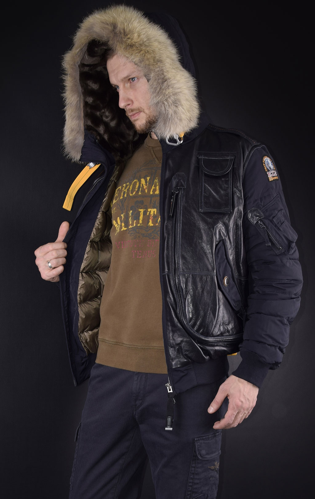 Куртка PARAJUMPERS GRIZZLY navy 