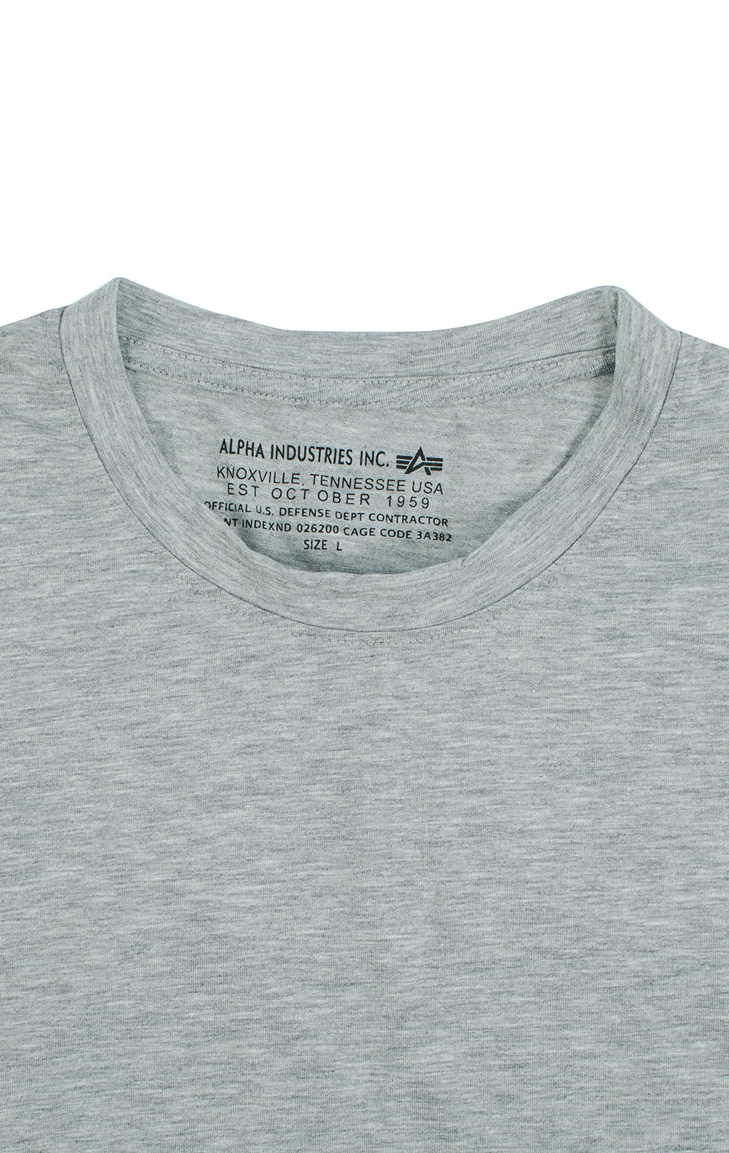 Футболка ALPHA INDUSTRIES BODYWEAR grey heather 