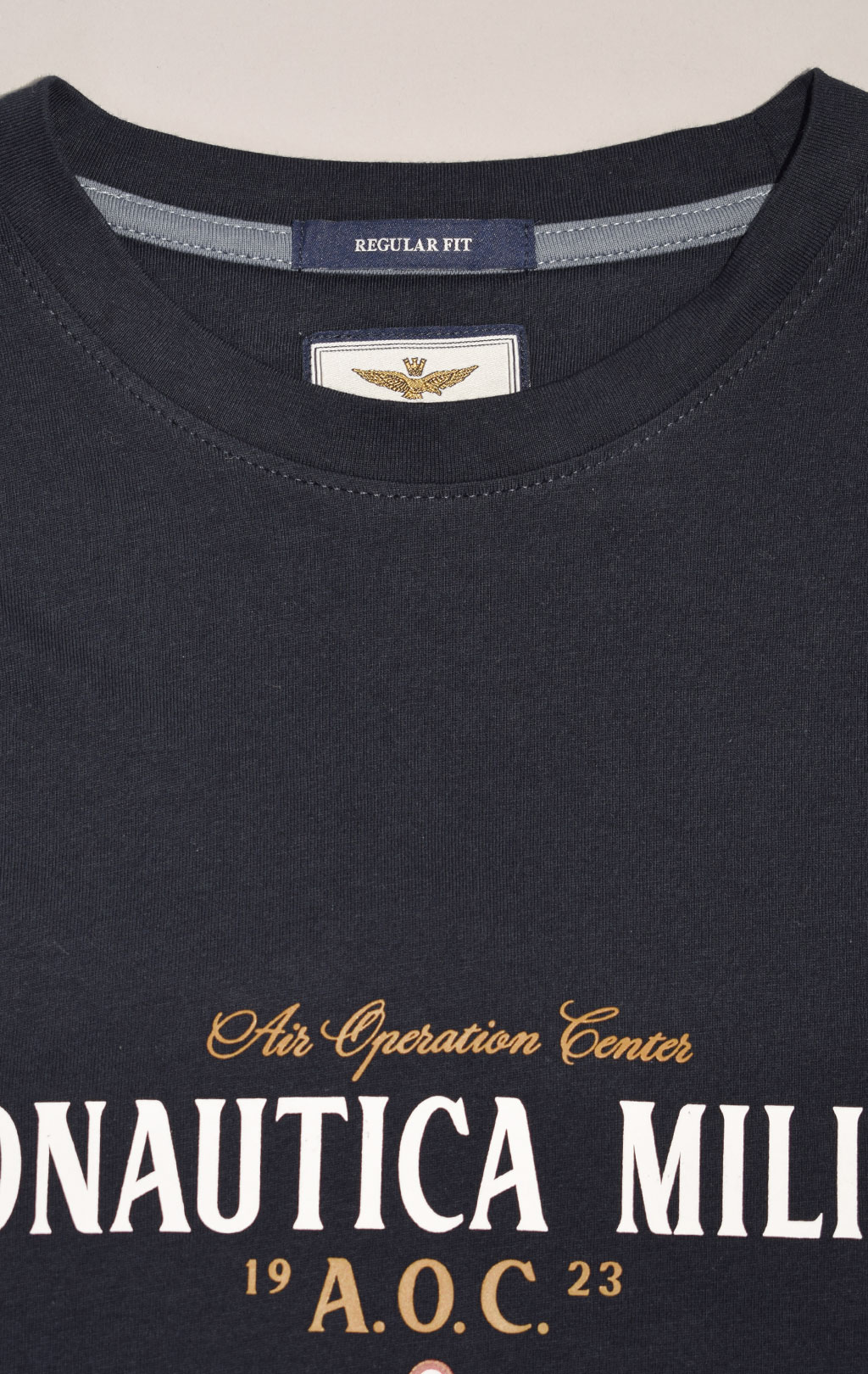 Лонгслив AERONAUTICA MILITARE FW 23/24/BD dark blue (TS 2187) 