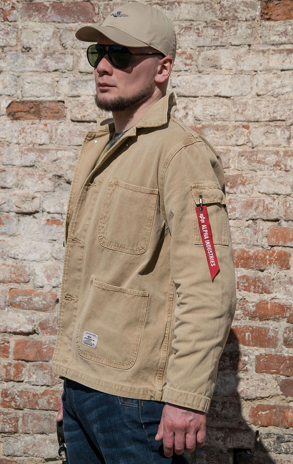 Ветровка ALPHA INDUSTRIES UTILITY CHORE COAT N-3 SS 22 m vintage khaki 