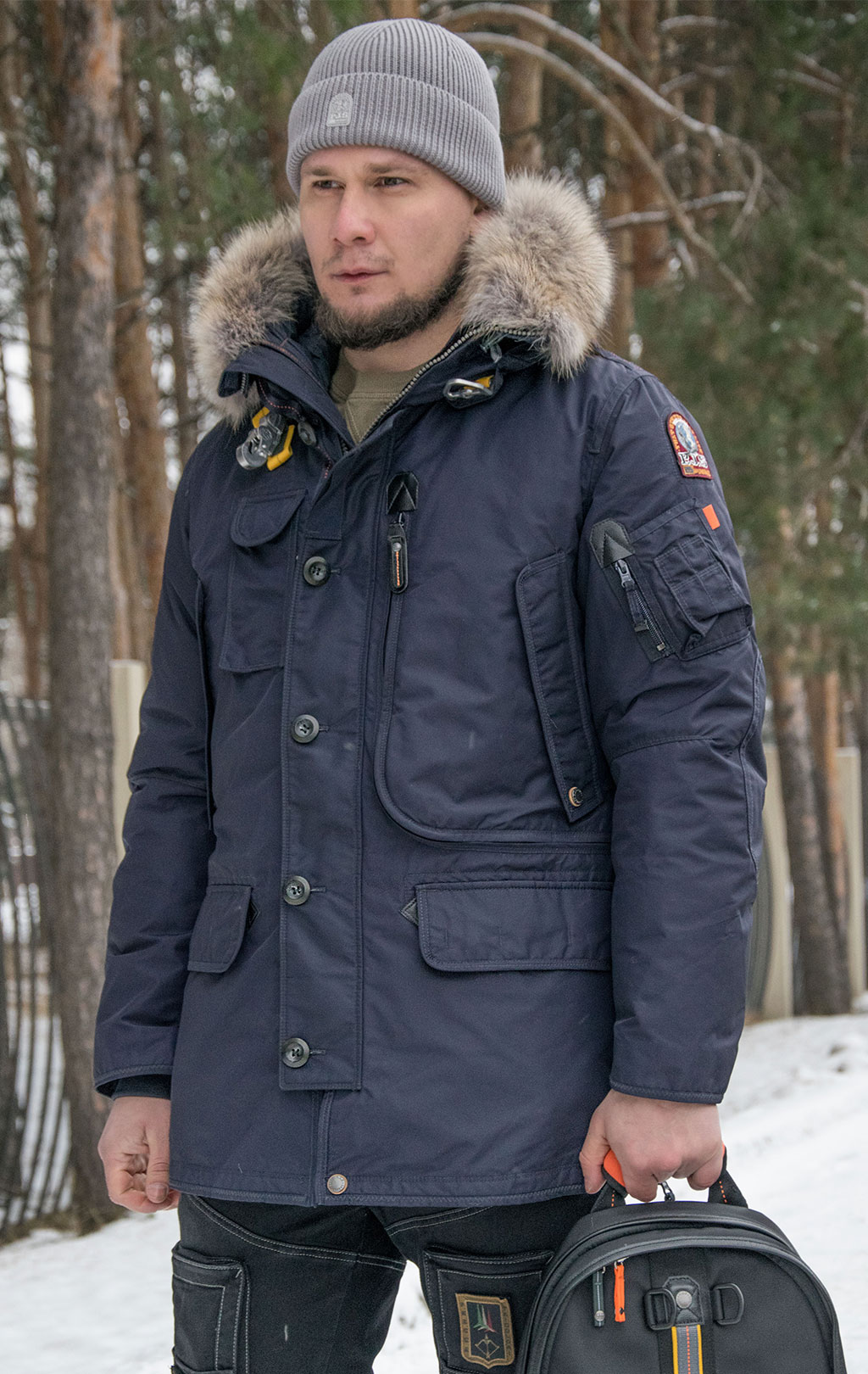 Аляска-пуховик PARAJUMPERS KODIAK FW 20/21 navy, купить в Интернет-магазине  ForceAge.