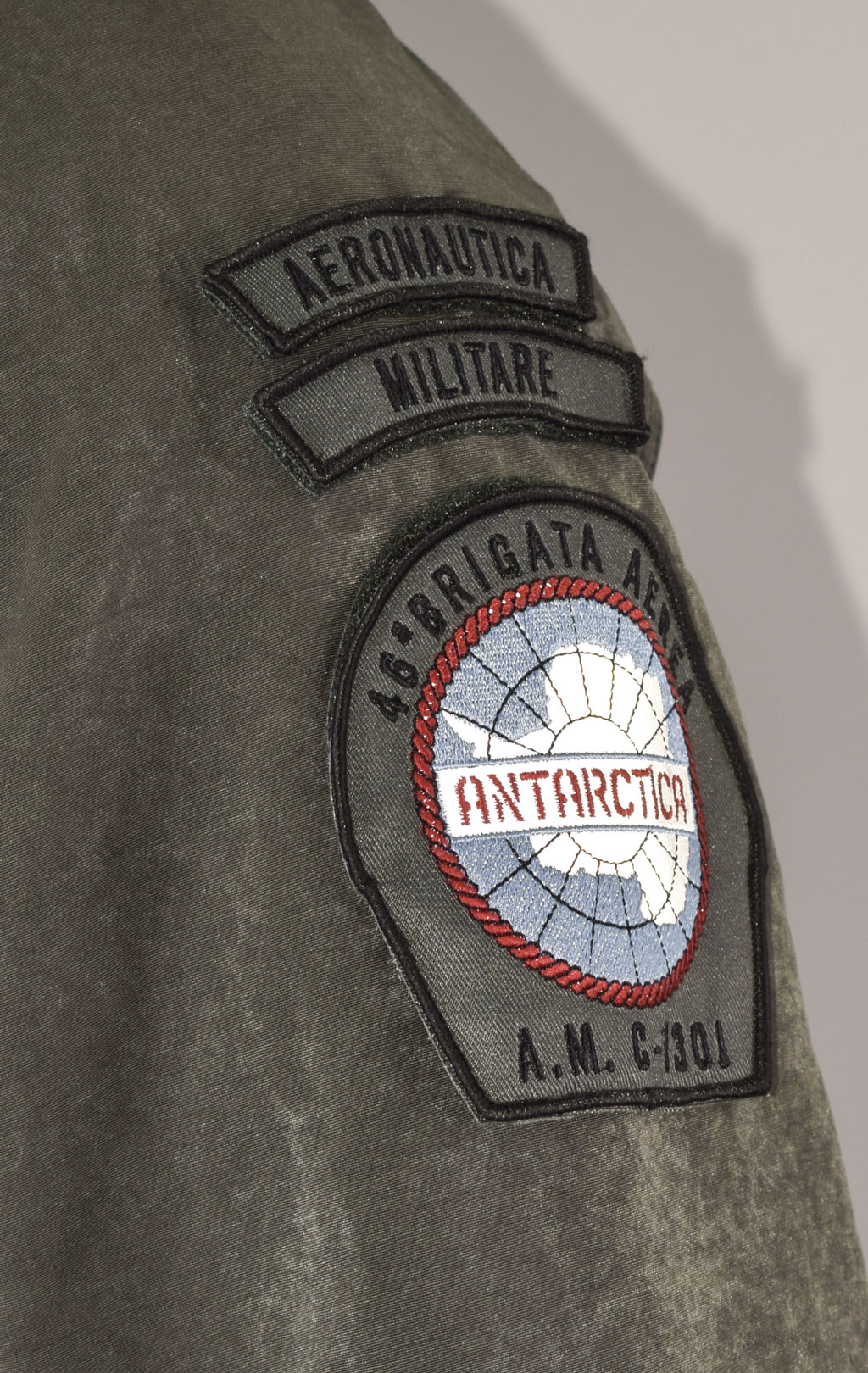 Куртка AERONAUTICA MILITARE big size FW 23/24 m/CN dark green (AB 2112) 