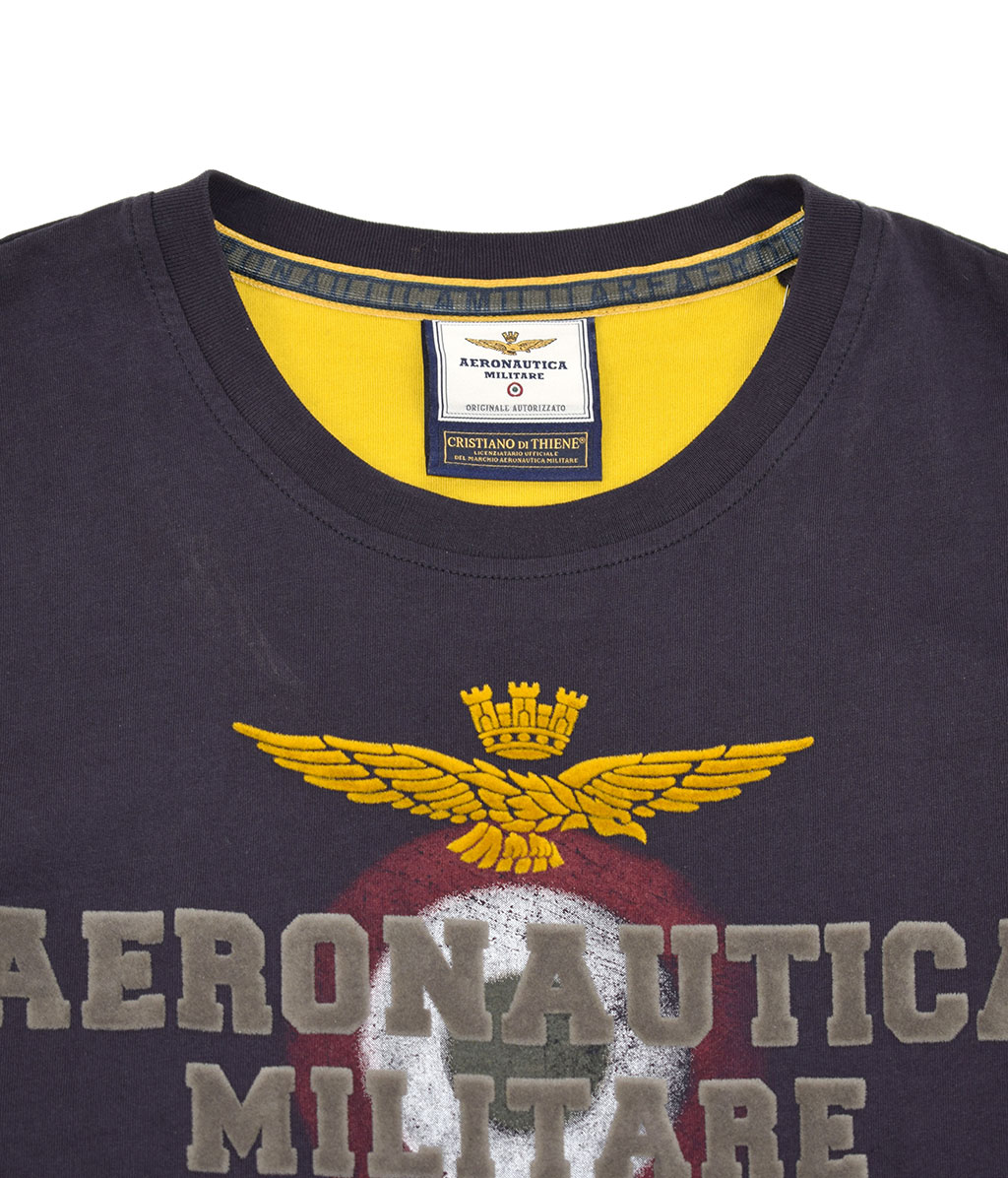 Лонгслив AERONAUTICA MILITARE FW 19/20 blue navy (TS 1640) 