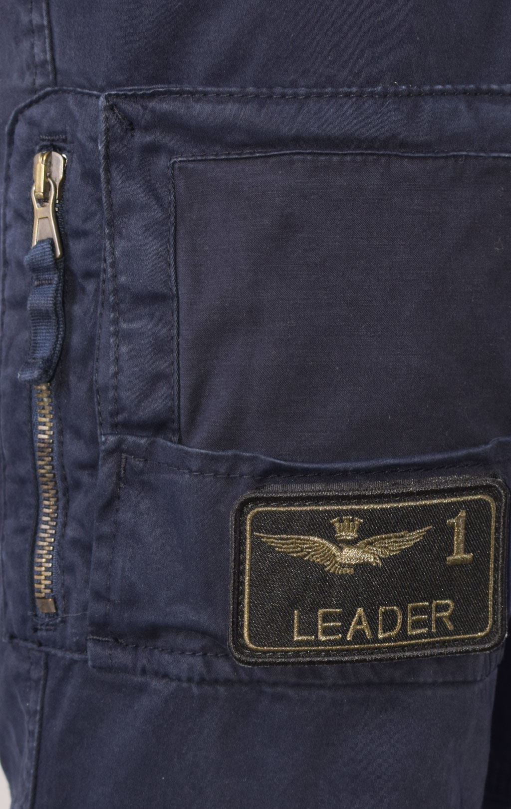 Брюки-карго AERONAUTICA MILITARE ANTI-G big size плотные FW 23/24/AL dark blue (PA 1557) 