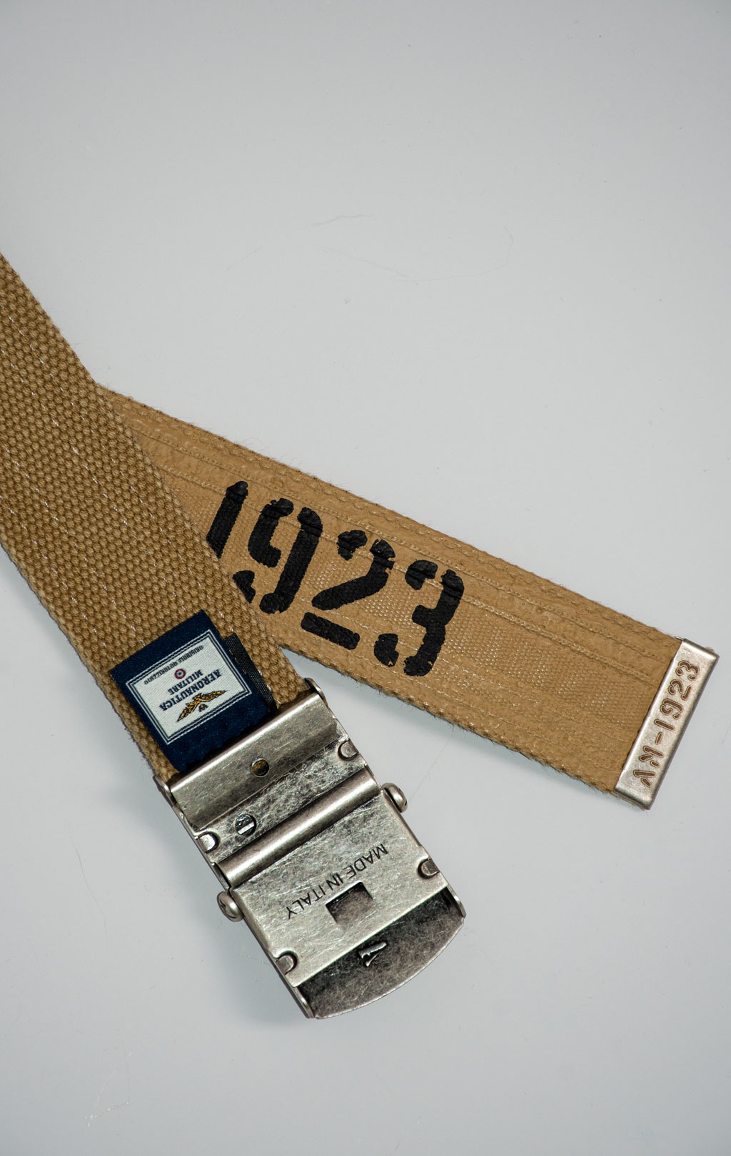 Ремень тканевый AERONAUTICA MILITARE SS 25/IT antelope beige (CI 317) 