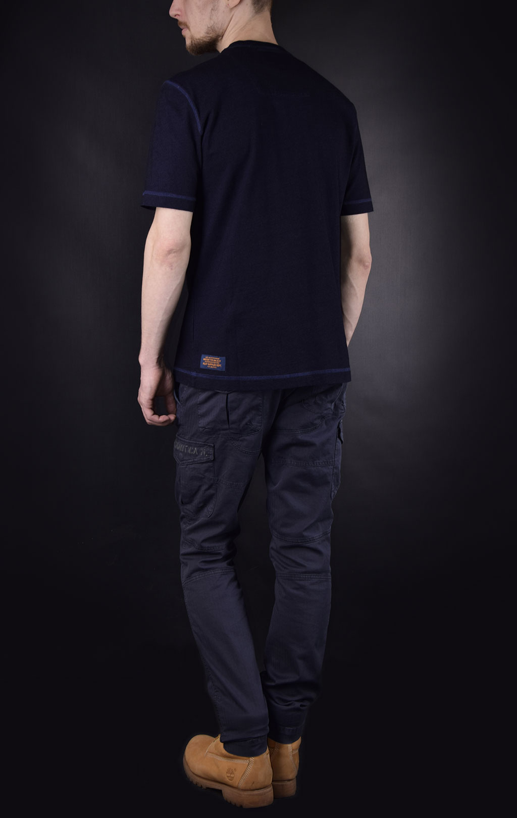 Футболка AERONAUTICA MILITARE SS19 indigo (TS 1595) 