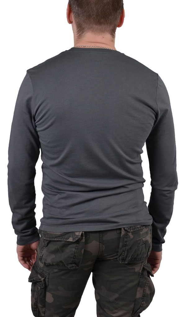 Футболка AER. MILITARE длин. рукава grigio scuro (TS 1070)