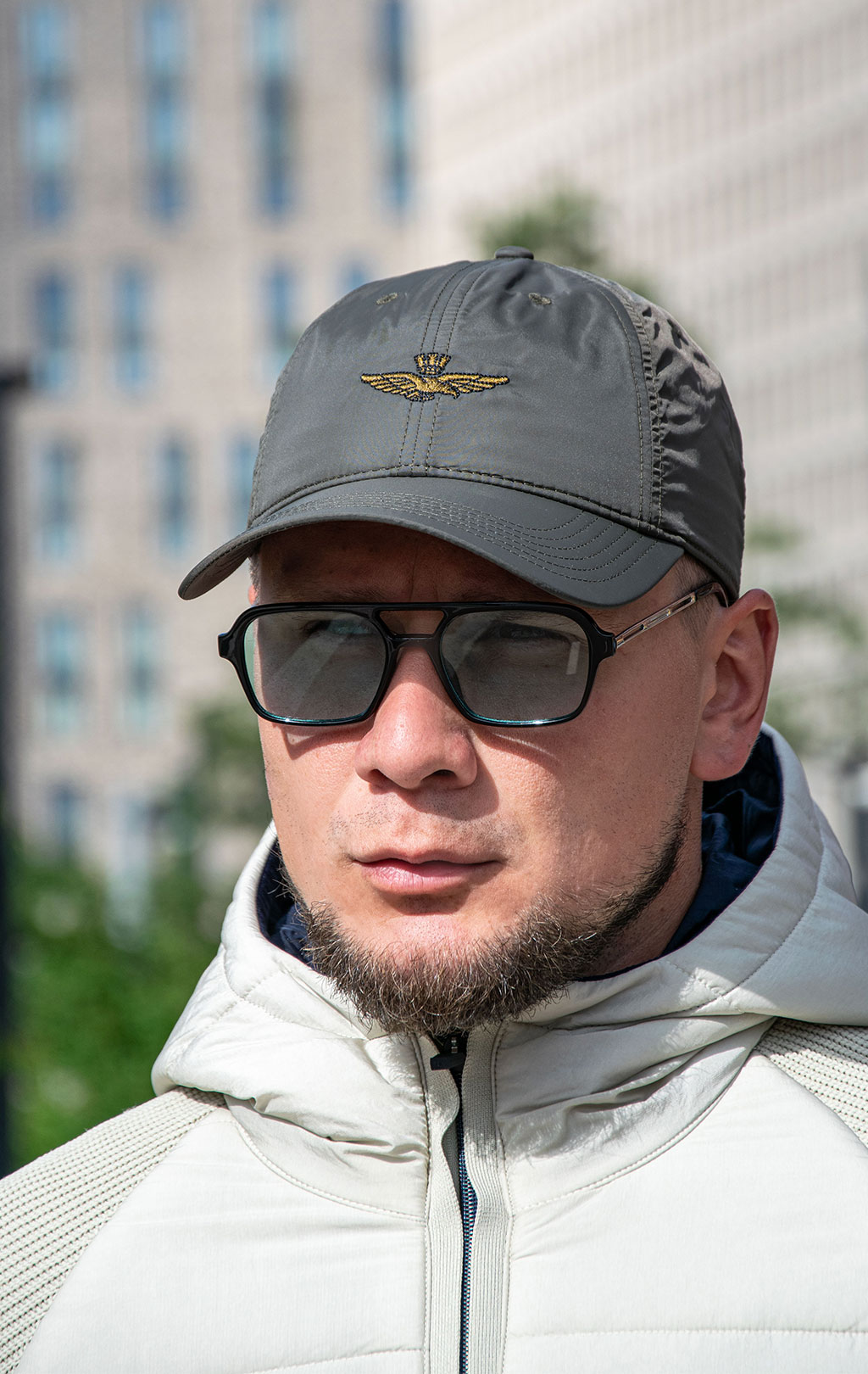 Бейсболка AERONAUTICA MILITARE нейлон FW 25/26/CN dark olive (HA 1230) 