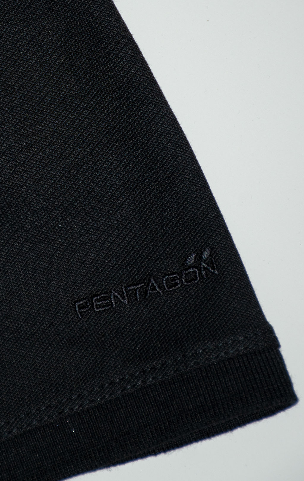 Футболка-поло Pentagon ANIKETOS хлопок60%/полиэстер40% с пришивными погонами black 09011 