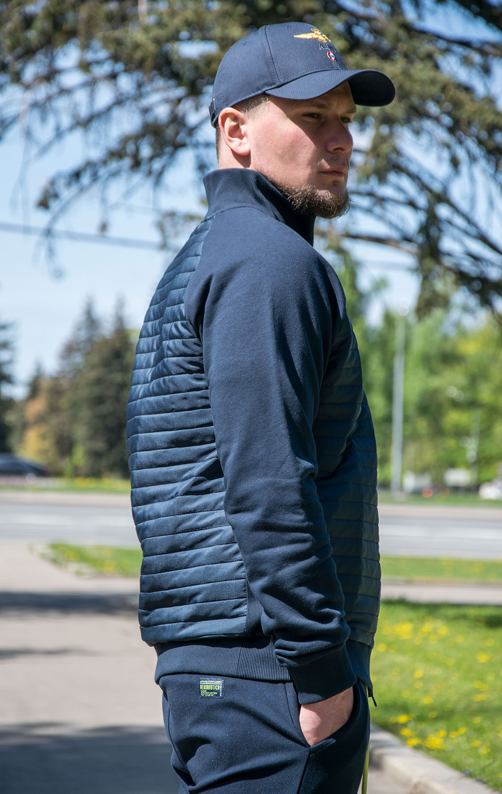 Куртка AERONAUTICA MILITARE SS 21 m/IT blue navy/blue navy (AF 419) 