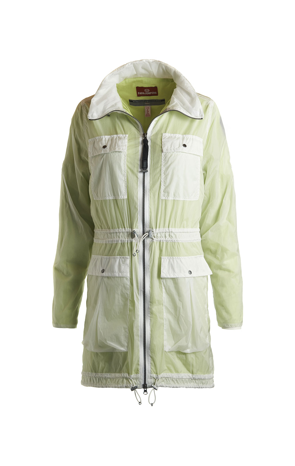 Женская ветровка PARAJUMPERS SANTA MONICA lime 