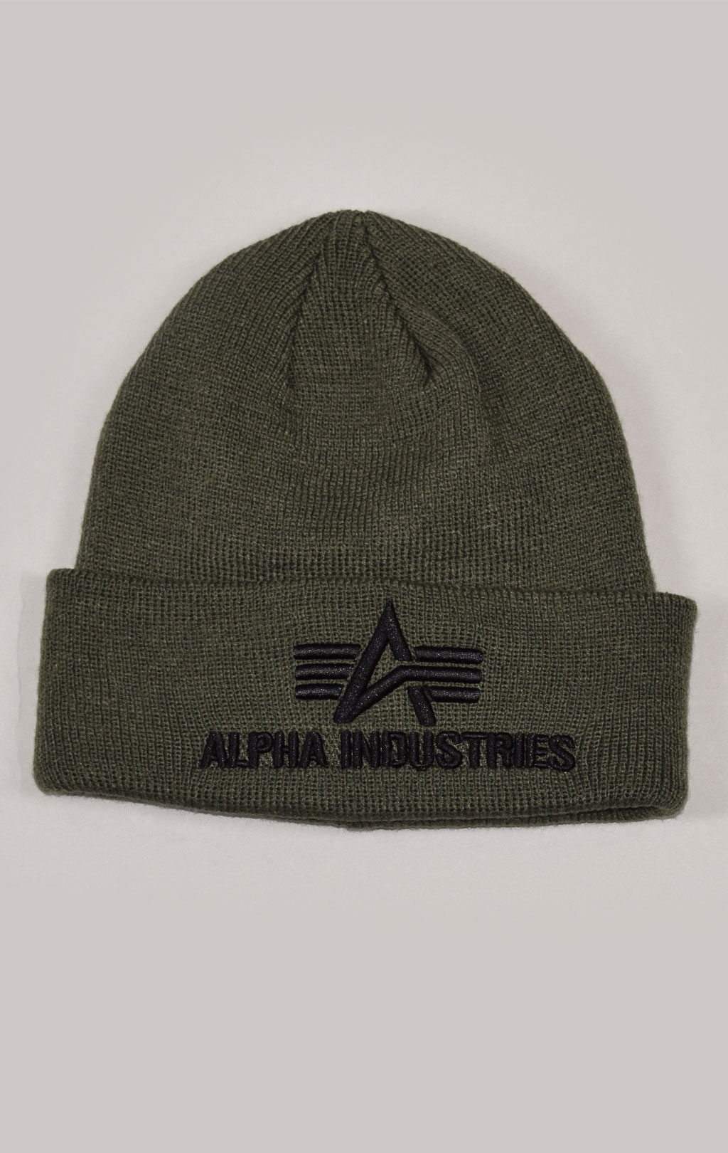 Шапка ALPHA INDUSTRIES 3D BEANIE dark green 