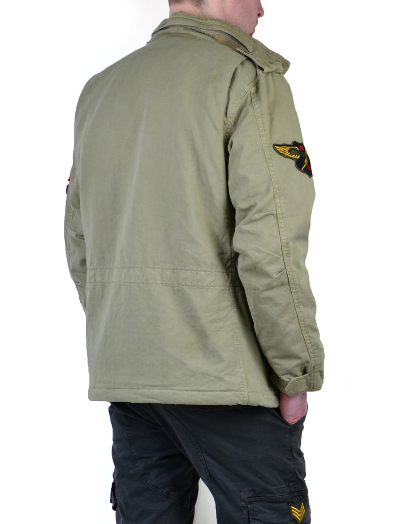 Куртка ALPHA INDUSTRIES VINTAGE CW PATCH M-65 light olive 