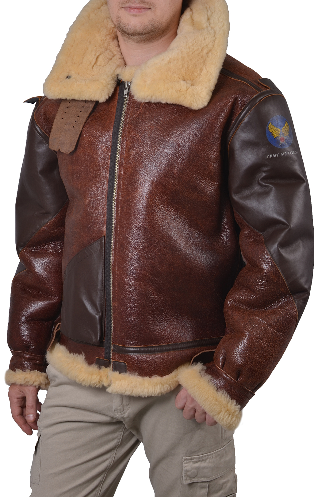 Куртка-пилот COCKPIT Pearl Harbor B-3 кожа brown (Z213374E) 