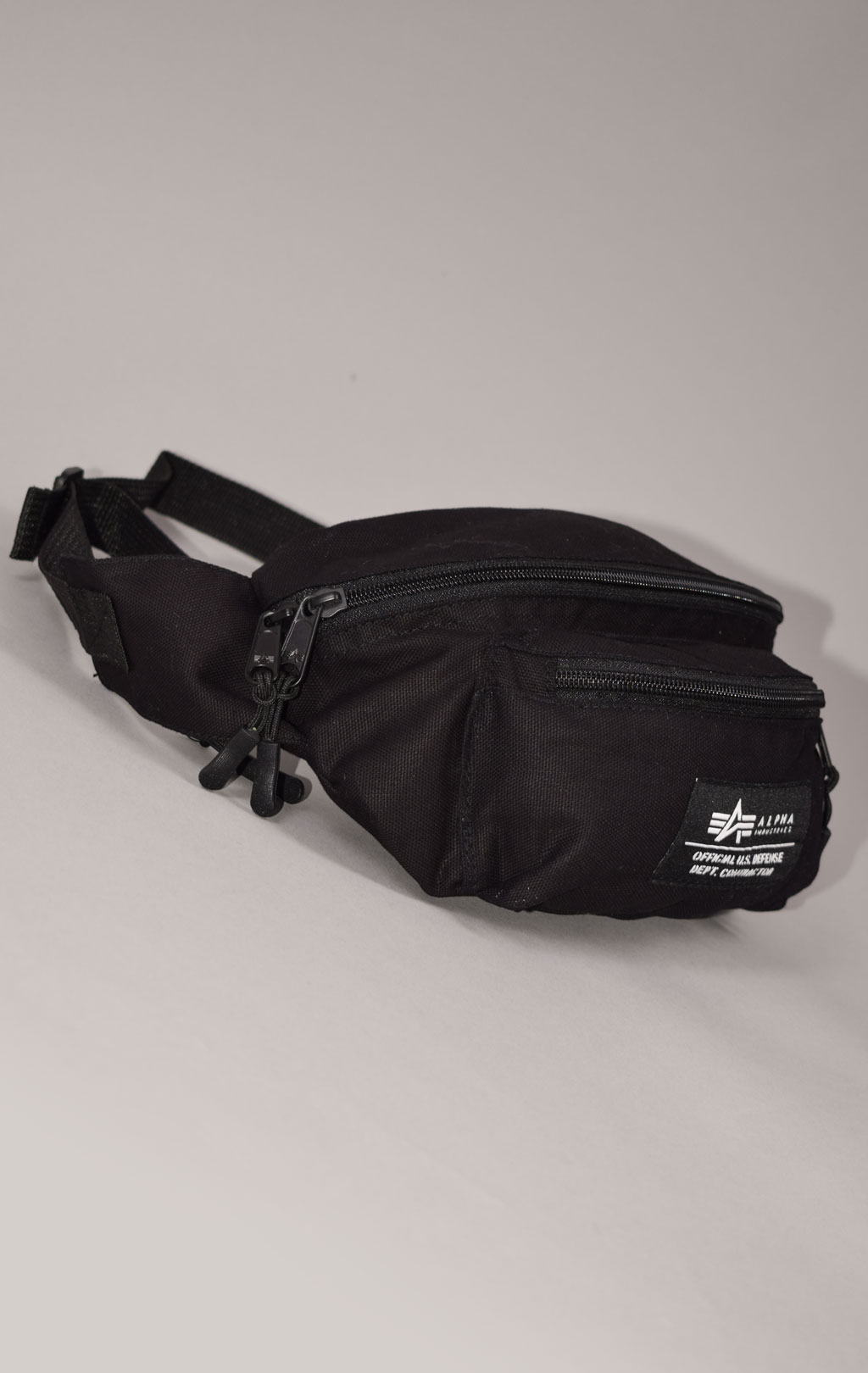 Сумка поясная ALPHA INDUSTRIES BIG WAIST BAG black 