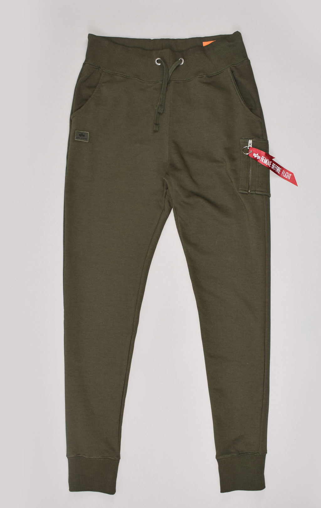 Брюки спортивные джоггеры ALPHA INDUSTRIES X-FIT SLIM CARGO dark green 