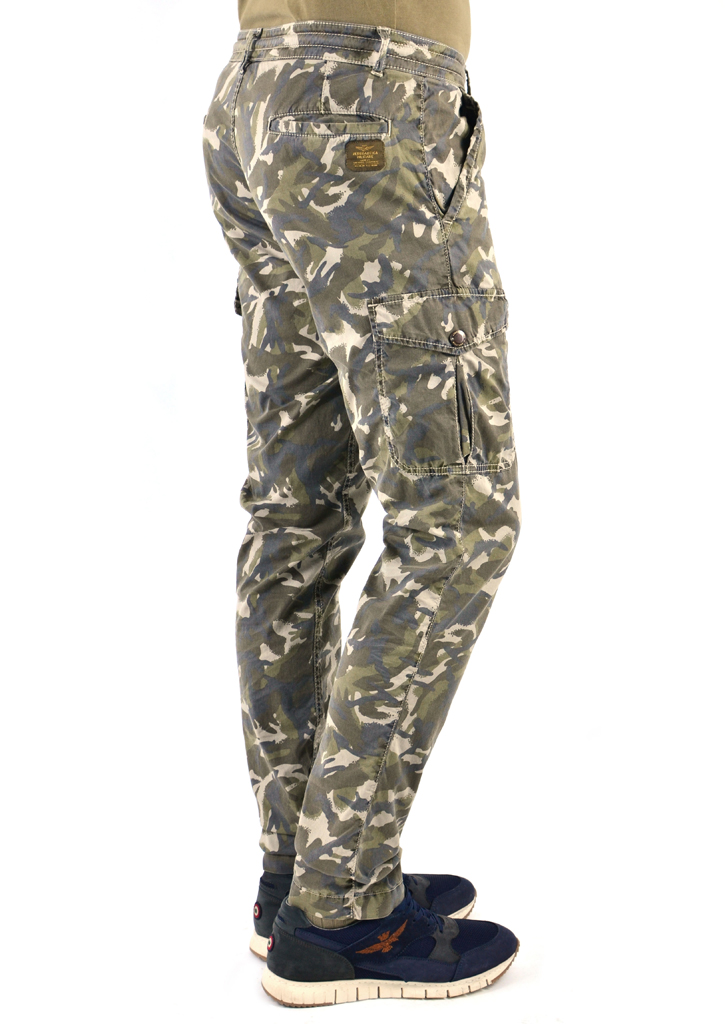 Брюки-карго AERONAUTICA MILITARE camouflage (PA 1300) 