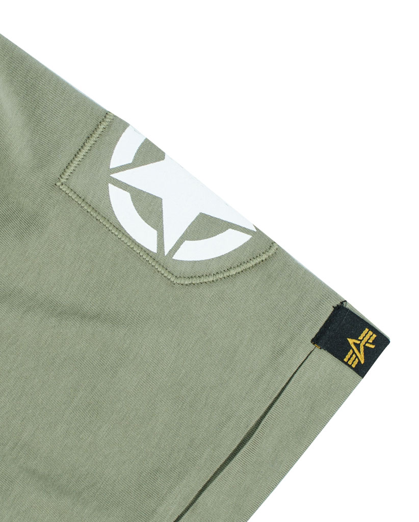 Футболка ALPHA INDUSTRIES ARMY T olive 