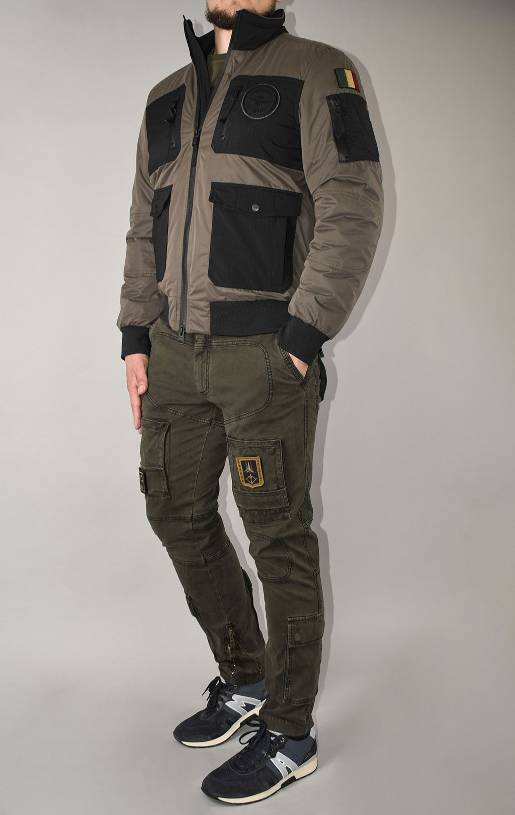 Куртка AERONAUTICA MILITARE FW 20/21/CN verde scuro (AB 1906) 